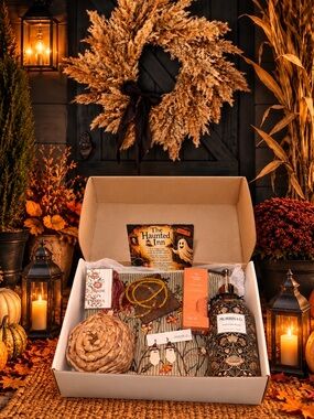 Beautiful fall gift box